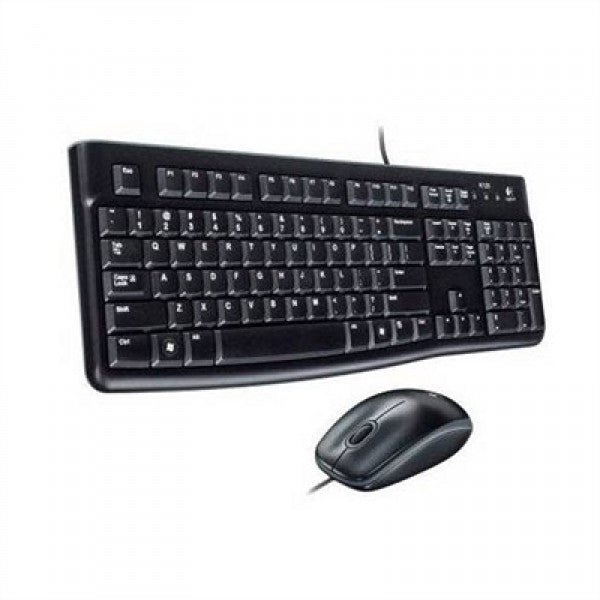 Logitech mk120 teclado + ratón óptico 1000dpi usb