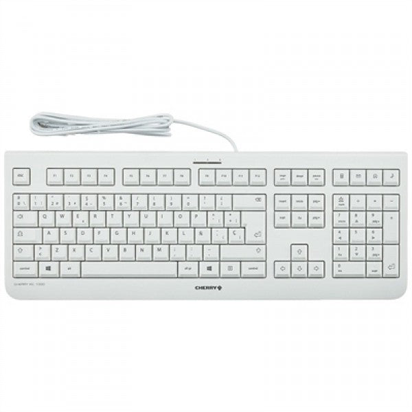 Cherry teclado kc 1000 blanco