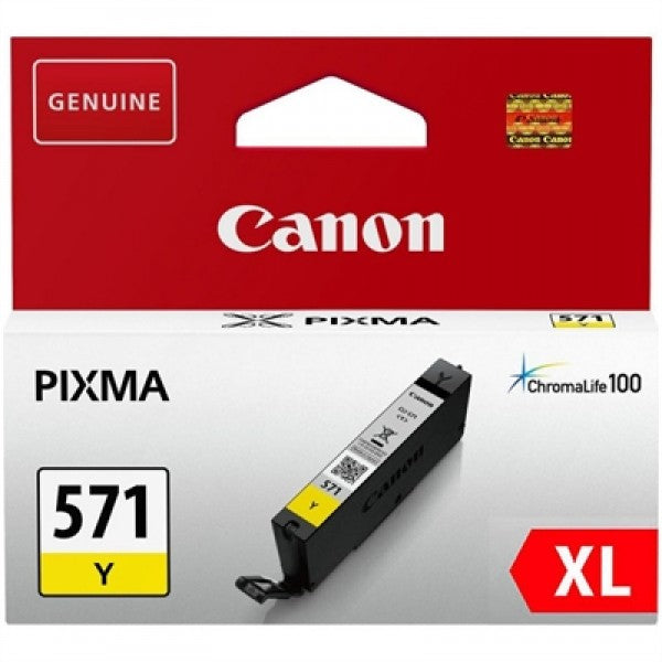 Canon cartucho cli-571yl xl amarillo