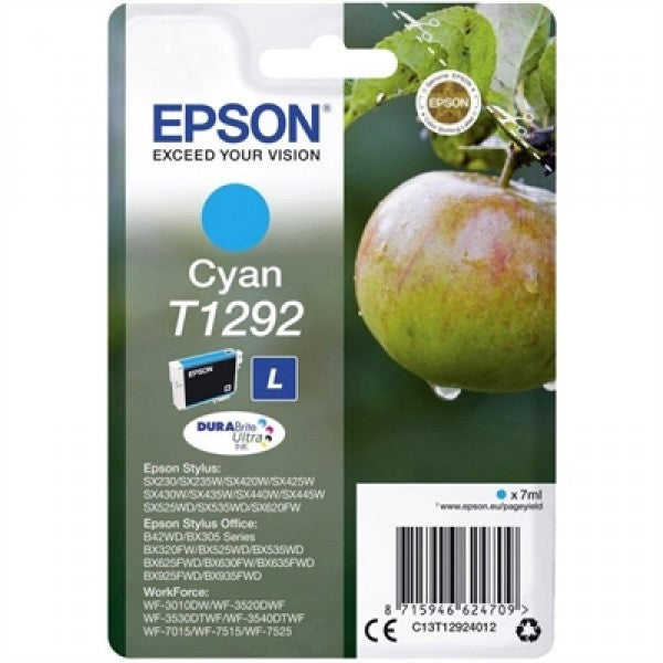 Epson cartucho t1292 cyan