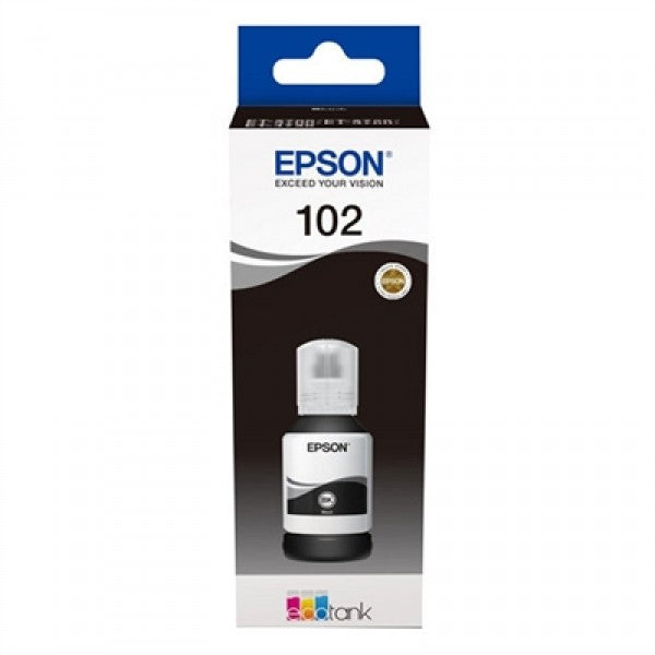 Epson botella tinta ecotank 102 negro