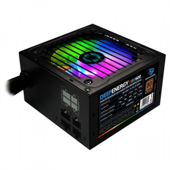 Coolbox gaming fuente alimentacion 600 w 80+bronze