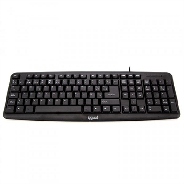 Iggual teclado usb estándar ck-basic-105t negro