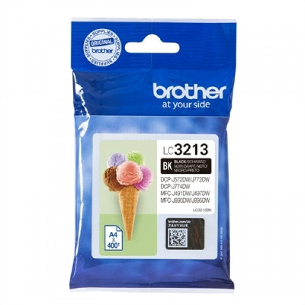 Brother cartucho lc3213bk negro
