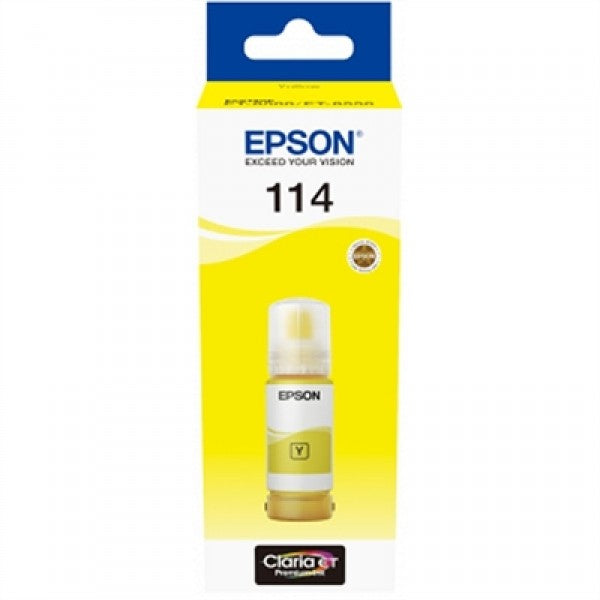 Epson botella tinta ecotank 114 amarillo