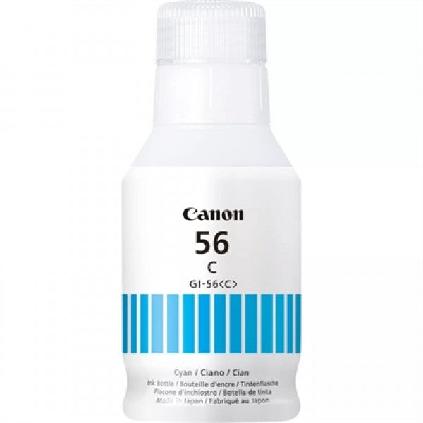 Canon botella tinta gi-56c cyan