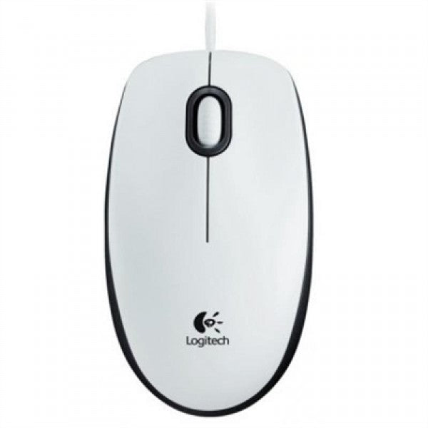 Logitech b100 ratón blanco oem