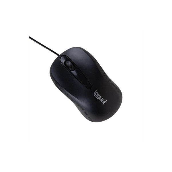 Iggual ratón óptico com-basic2-800dpi negro