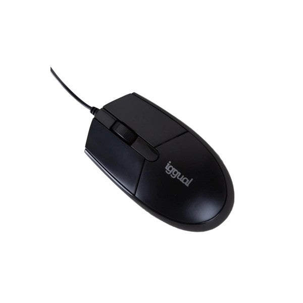 Iggual ratón óptico com-basic3-800dpi negro