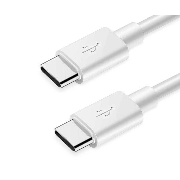Jc blanco / cable usb-c (m) a usb-c (m) 1m
