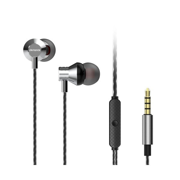 Aiwa estm-50sl silver / auriculares inear con cable