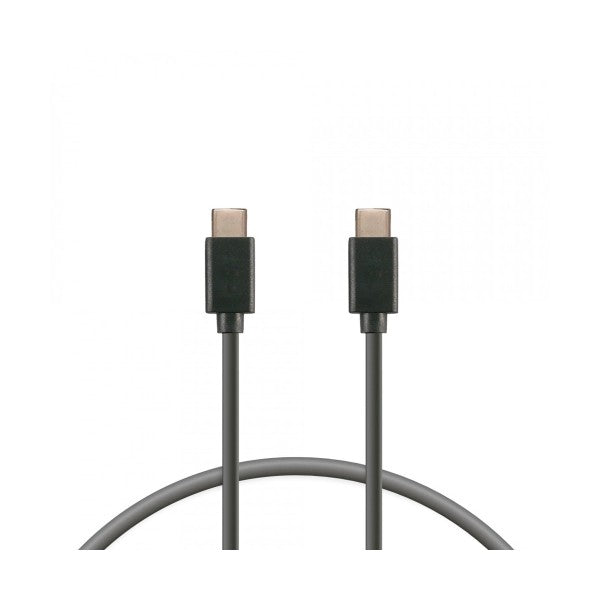 Ksix bxcuc03s black/ cable usb-c (m) a usb-c (m) 1m