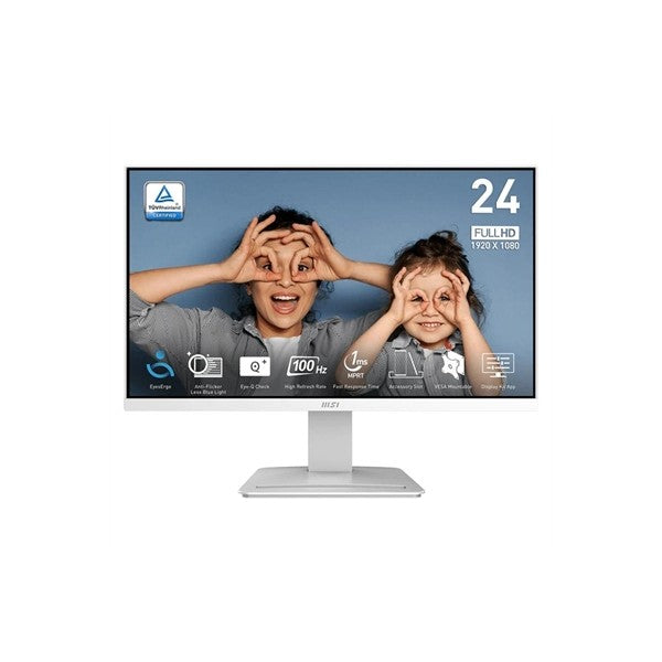 Msi mp2412w monitor 23.8" ips fhd 100h hdmi dp bco