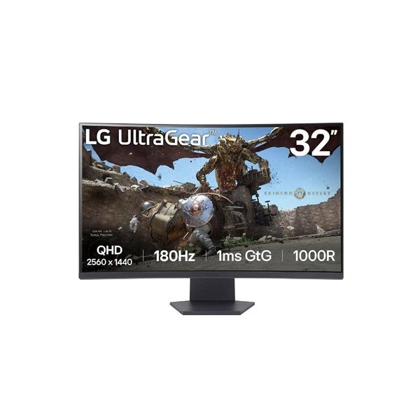 Lg 32gs60qc-b  monitor 32" 180h 1m dp 2xhdmi mm cu