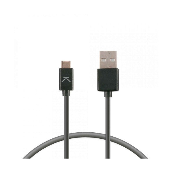 Ksix bxcuc03 negro / cable usb-a (m) a usb-c (m) 1 metro