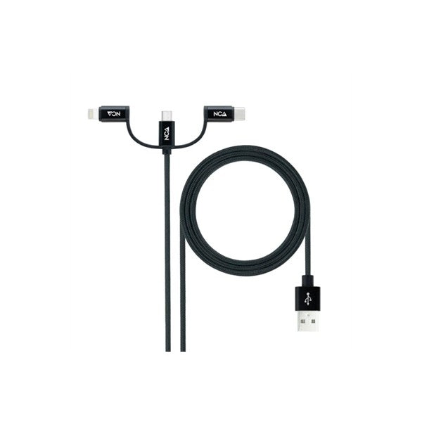 Nanocable cable usb a usb-c/micro usb/ lighthning