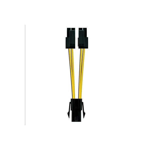 Nanocable cable alimentación 4pin/h-4+4pin/m, 15 c