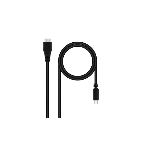 Nanocable cable usb 3.0, usb-c/m-micro b/m 1 m