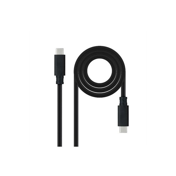 Nanocable cable usb 3.1gen2 5a usb-c/m-m 1,5 m