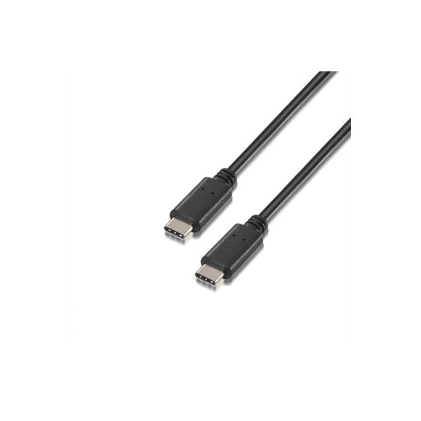 Aisens cable usb 2.0 3a tipo c/m-c/m negro 1.0m