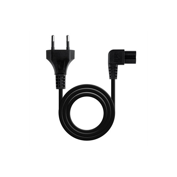 Nanocable cable alim. forma 8 acodado cee7/c7 1.8m