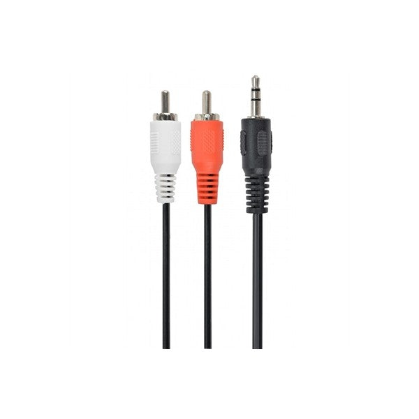 Gembird cable audio mjack rca m/m 5 mts