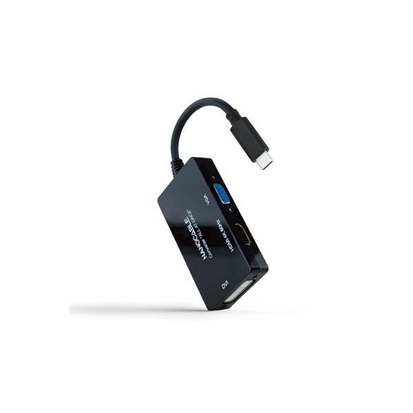 Nanocable conversor usb-c a hdmi/dvi/vga 20 cm