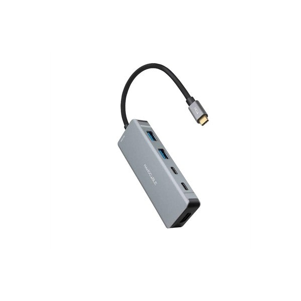 Nanocable hub usb-c 2xusb-a+2xusb-c+hdmi+usb-c pd