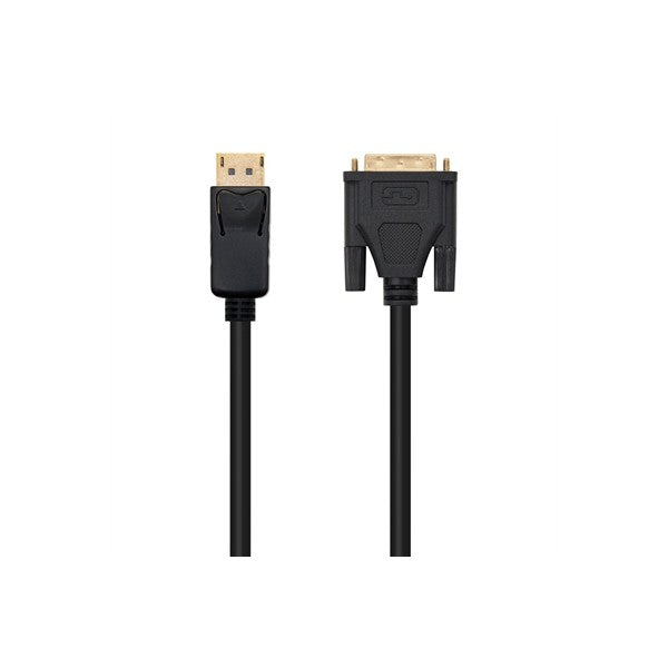 Nanocable cable conversor dp a dvi  2 m negro