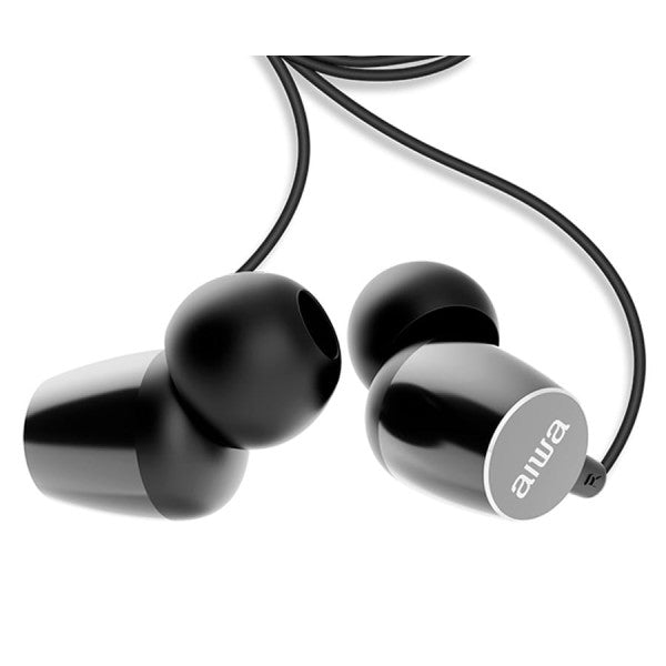 Aiwa estm-30bk black / auriculares inear con cable