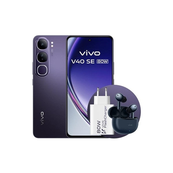 Vivo v40 se 80w 6.67" 8gb(+8) 256gb black bundle