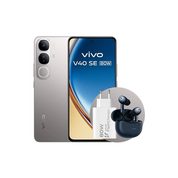 Vivo v40 se 80w 6.67" 8gb(+8) 256gb titanium bundl