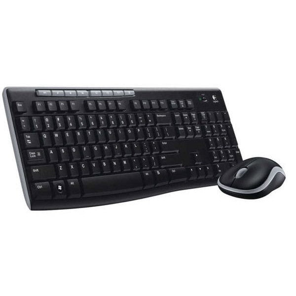 Logitech mk270 combo wireless black / teclado y ratón inalámbricos