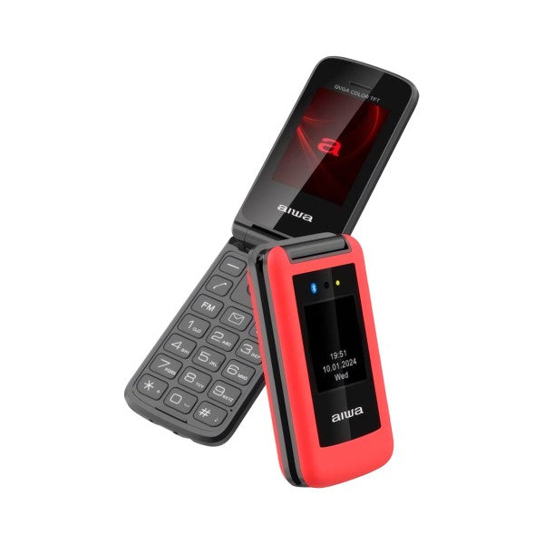 Aiwa fp-30-2g red / móvil 2.4"