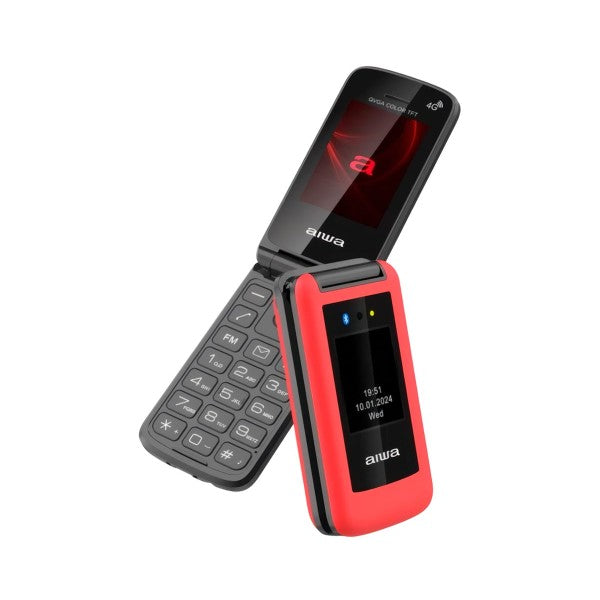 Aiwa fp-30-4g red / móvil 2.4"