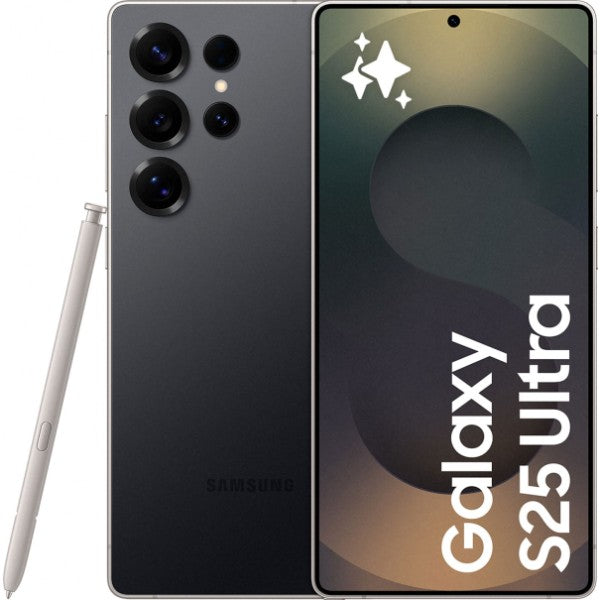 Samsung galaxy s25 ultra titanium black / 12+256gb / 6.9" amoled 120hz quad hd+