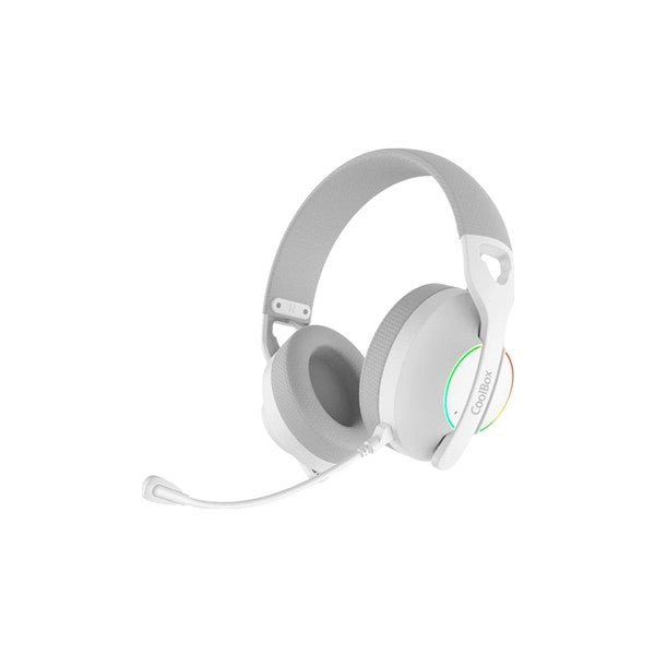 Coolbox gaming auriculares diadema mic wb01 rf+bt