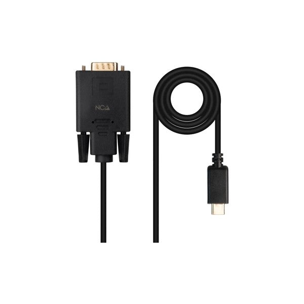 Nanocable cable conversor usb-c/m a vga/m 1,8 m