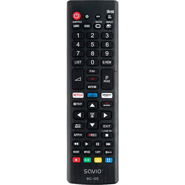 Savio rc-05 / mando a distancia para tv lg