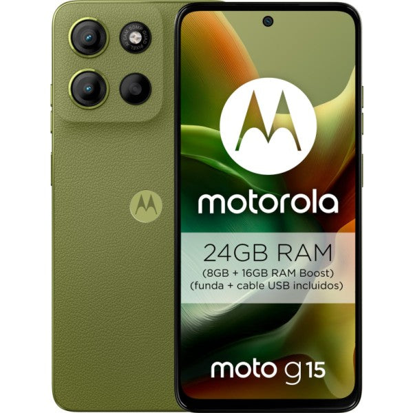Motorola moto g15 4g green / 8+256gb / 6.72" full fhd+