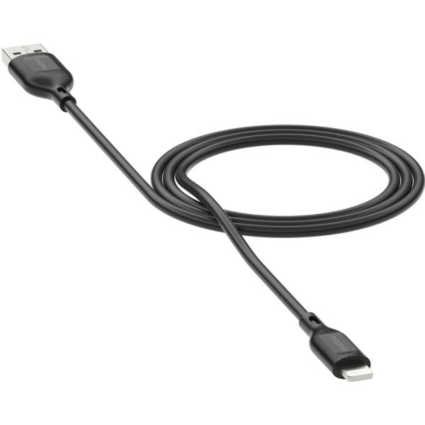 Zagg mophie essentials black / cable usb-a (m) a lightning (m) 1m