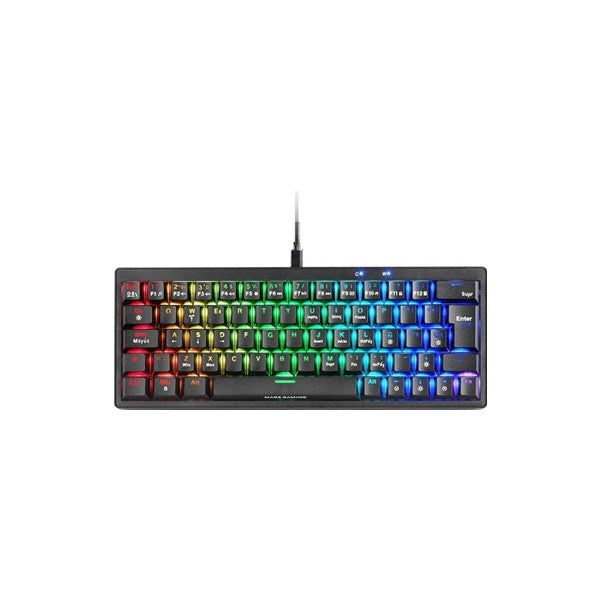 Mars gaming teclado mkminipro mecánico rgb negro