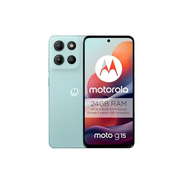 Motorola moto g15 4g 6.7" 8gb 512gb salt air