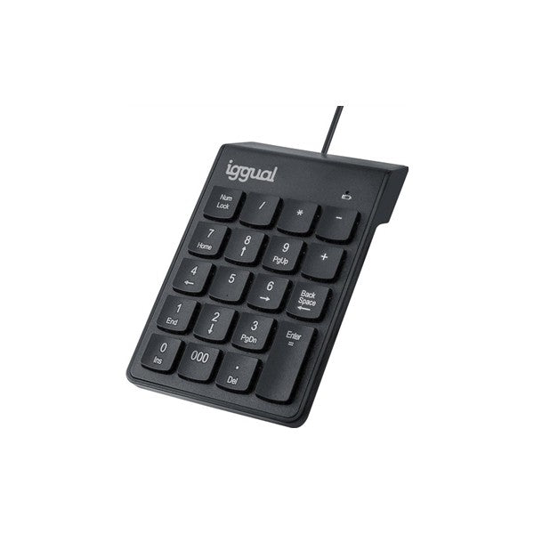 Iggual teclado numérico usb ck-num-19t negro