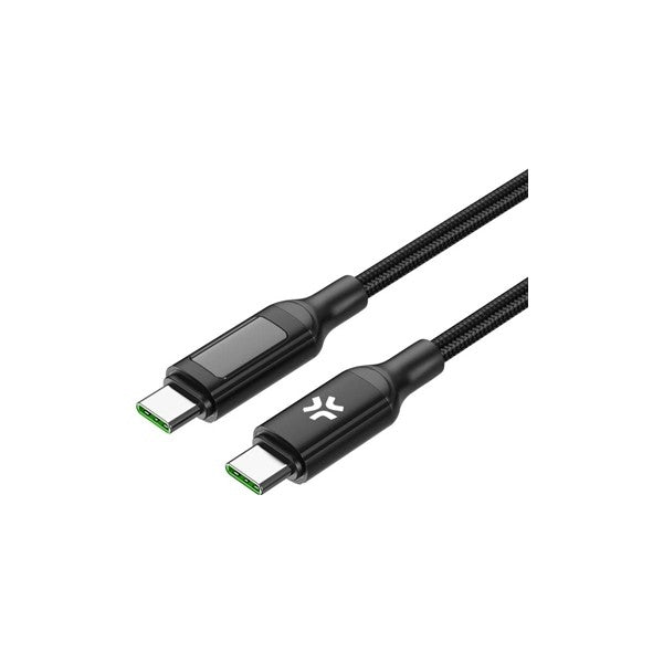Celly cable usbc-usbc2  2mt led bk 100w