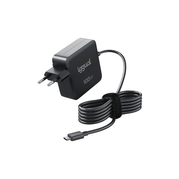 Iggual cargador portátil y móvil tipo c pd 100w
