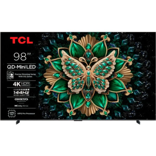 Tcl 98c6k / televisor smart tv 98" mini led uhd 4k hdr