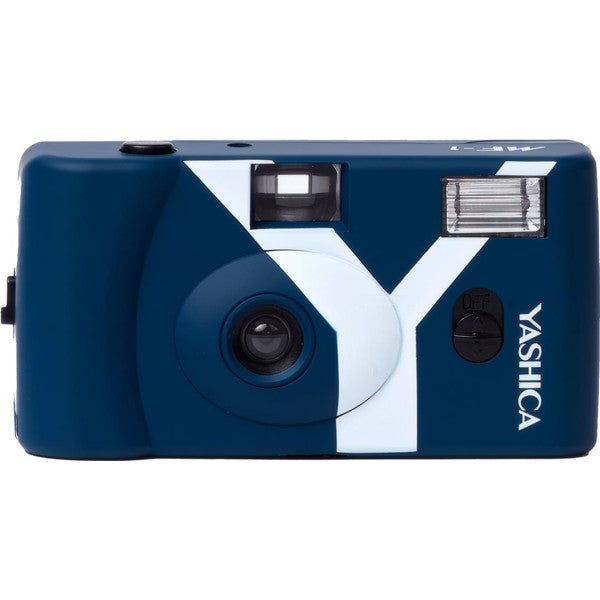 Yashica mf-1 snapshot art camera prussian blue / cámara compacta analógica