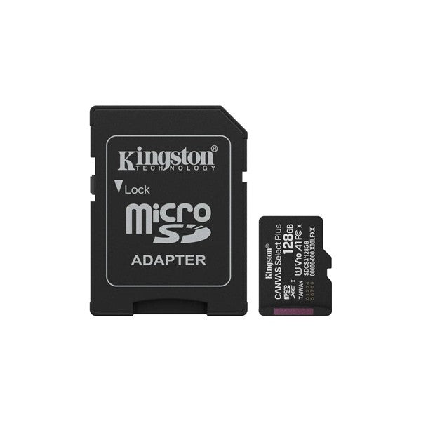 Kingston sdcs3/128gb microsd xc gen3 150mb/s a1