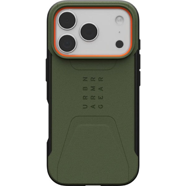 Uag funda civilian oliva/naranja / apple iphone 17 pro